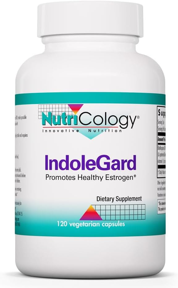 Nutricology IndoleGard - Complejo de DIM BioResponse - 120 Cápsulas