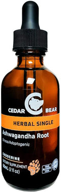 Cedar Bear Naturales - Ashwagandha Líquido Adaptógeno Extracto de Raíz (60 ml)