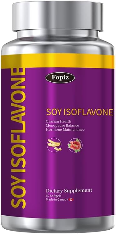 FOPIZ Isoflavonas de Soja 120 mg | Extracto Estandarizado | Sin Gluten
