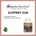 Slippery Elm Bark | 1,000 mg, 60 Cápsulas Veganas - Remedy's Nutrition