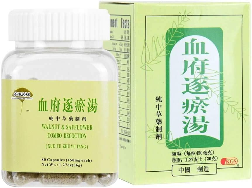 Walnut & Safflower Combo Decoction 450mg (80 Cápsulas)