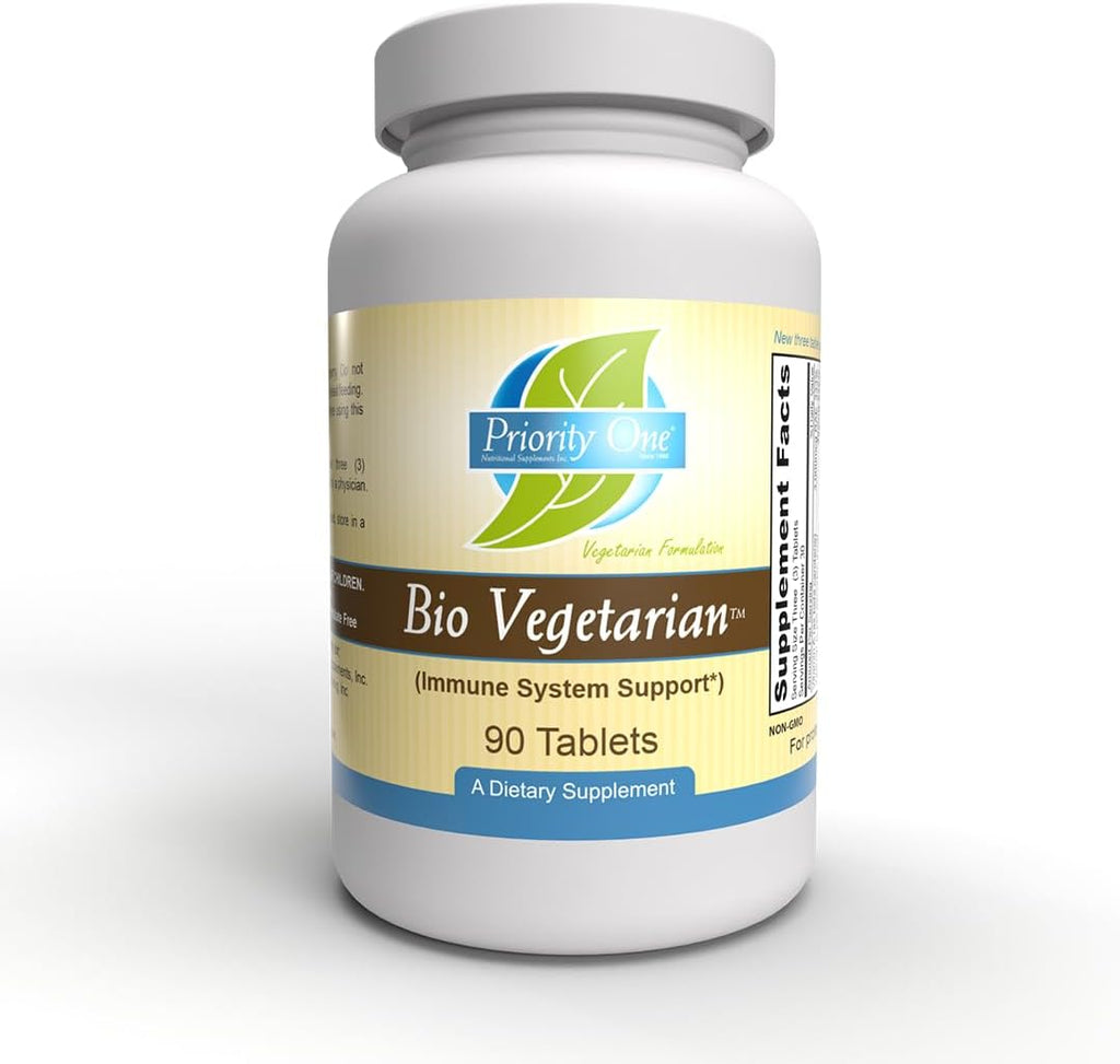 Priority One (Nuevo Tamaño) Bio Vegetarian (90 Comprimidos)