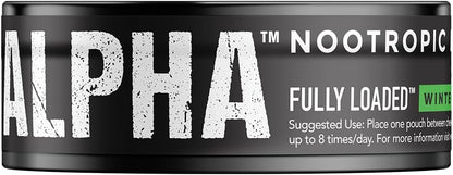 Fully Loaded Alpha Nootropic Pouches (Wintergreen) - 5 Latas - 15 Bolsitas por Lata – Image 4