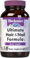 Bluebonnet Nutrition Fórmula Definitiva para Cabello, Piel y Uñas - Vitaminas, Minerales y Nutrientes Especializados - Sin Gluten, Kosher, Vegano, 60 Cápsulas Vegetales