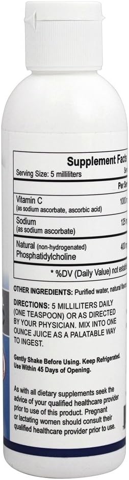 Empirical Labs Vitamina C Liposomal - 96% Absorción Celular con Fosfatidilcolina - 141g (5 oz)