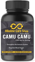 Alkaline Care | Vitamina C de Camu Camu, 1500mg | 100% Natural, Sin OMG, con Extracto de Camu Camu | Apoyo Inmunológico y Colágeno (120 Cápsulas Veganas)