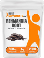 BulkSupplements Rehmannia Extract Powder - 500 g (1.1 lb)