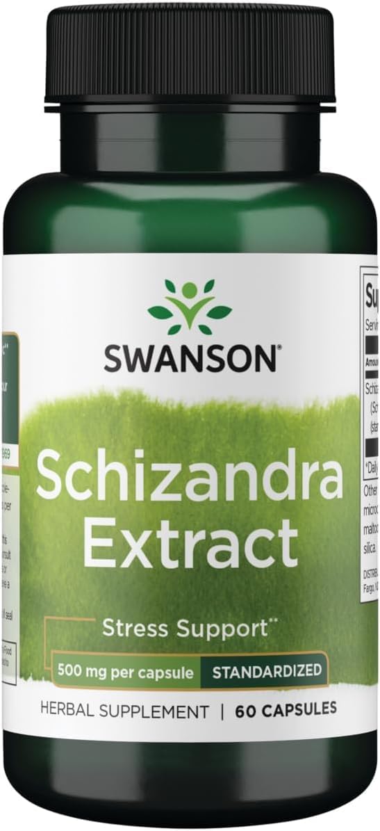 Swanson Extracto de Schizandra 500 mg 60 Cápsulas