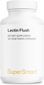 Supersmart - Lectin Flush - Bloqueador de Lectinas - Apoyo Digestivo y Detox - 120 Cápsulas Vegetales