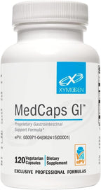 XYMOGEN MedCaps GI - L-Glutamine, Zinc, & Prebiotic Inulin - Gastrointestinal Mucosa Support - 120 Capsules