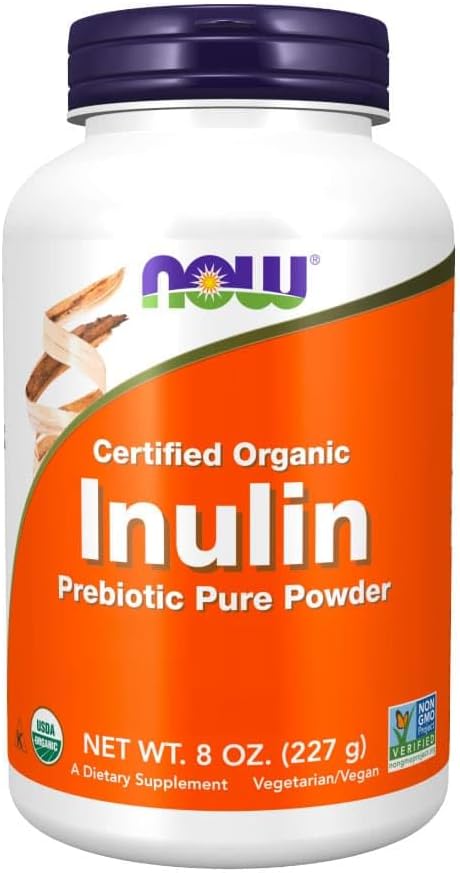 NOW Foods - Inulina en Polvo Prebiótico, 227g