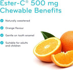 Sisu Ester C 500 mg Chewable Orange, 90 tablets