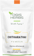 YOGIS HERBS Chitharathai en Polvo – Alpinia Officinarum (Kulanjan) – 100% Puro