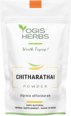 YOGIS HERBS Chitharathai en Polvo – Alpinia Officinarum (Kulanjan) – 100% Puro