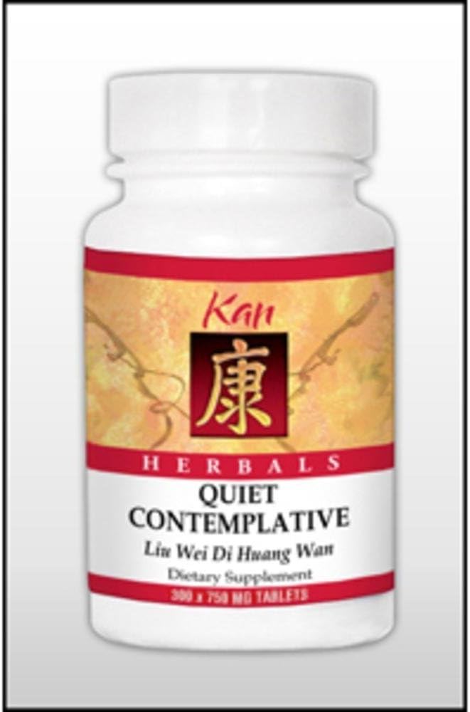 Kan Herbs Company Quiet Contemplative – Fórmula herbal tradicional china para nutrir el Yin del Riñón, estabilizar el Jing, apoyar el envejecimiento saludable y el equilibrio emocional, 60 comprimidos
