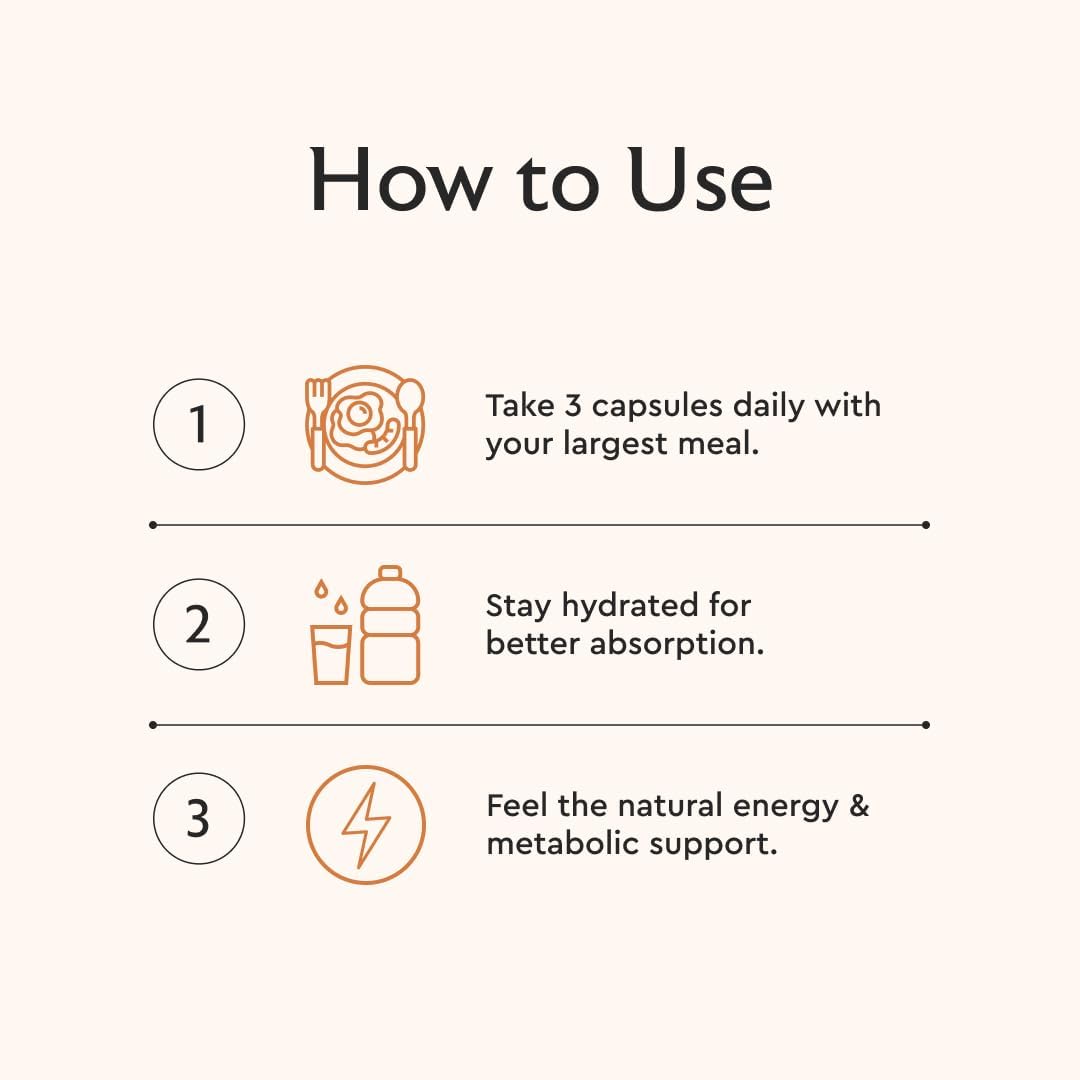 Alaya Naturals Metabolism+ - Energía Natural con Té Verde, Canela, Remolacha y Cafeína - 90 Cápsulas