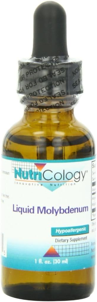 NutriCology Molibdeno Líquido - 25 mcg por gota - 200 dosis - 30 ml