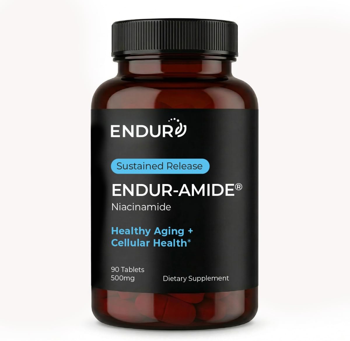 ENDUR-AMIDE 500 mg (90 comprimidos) – Niacinamida de Liberación Prolongada