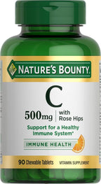 Nature's Bounty Vitamina C 500 mg, 100 Comprimidos (Pack de 6)