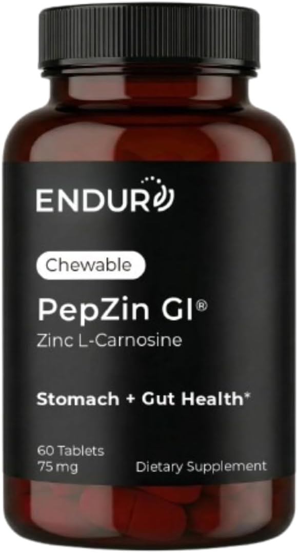 ENDUR PepZinGI Zinc-Carnosina 75 mg (60 tabletas masticables)