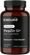 ENDUR PepZinGI Zinc-Carnosina 75 mg (60 tabletas masticables)