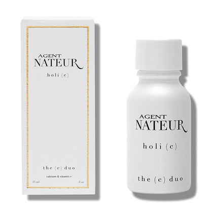 Agent Nateur - holi (c) duo Calcium + Vitamin C - Polvo para la piel - Tamaño de viaje 3ml – Image 4