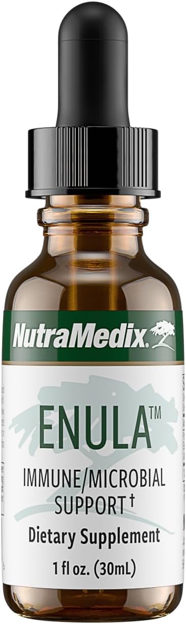 NutraMedix Enula Gotas Líquidas - Extracto de Raíz de Elecampane y Jalapa para Apoyo Inmunológico y Antioxidante - Suplemento Herbal Biodisponible (30 ml)