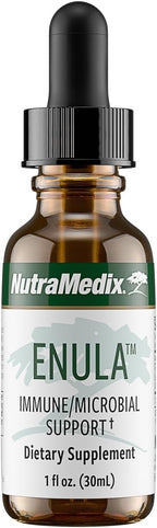 NutraMedix Enula Gotas Líquidas - Extracto de Raíz de Elecampane y Jalapa para Apoyo Inmunológico y Antioxidante - Suplemento Herbal Biodisponible (30 ml)