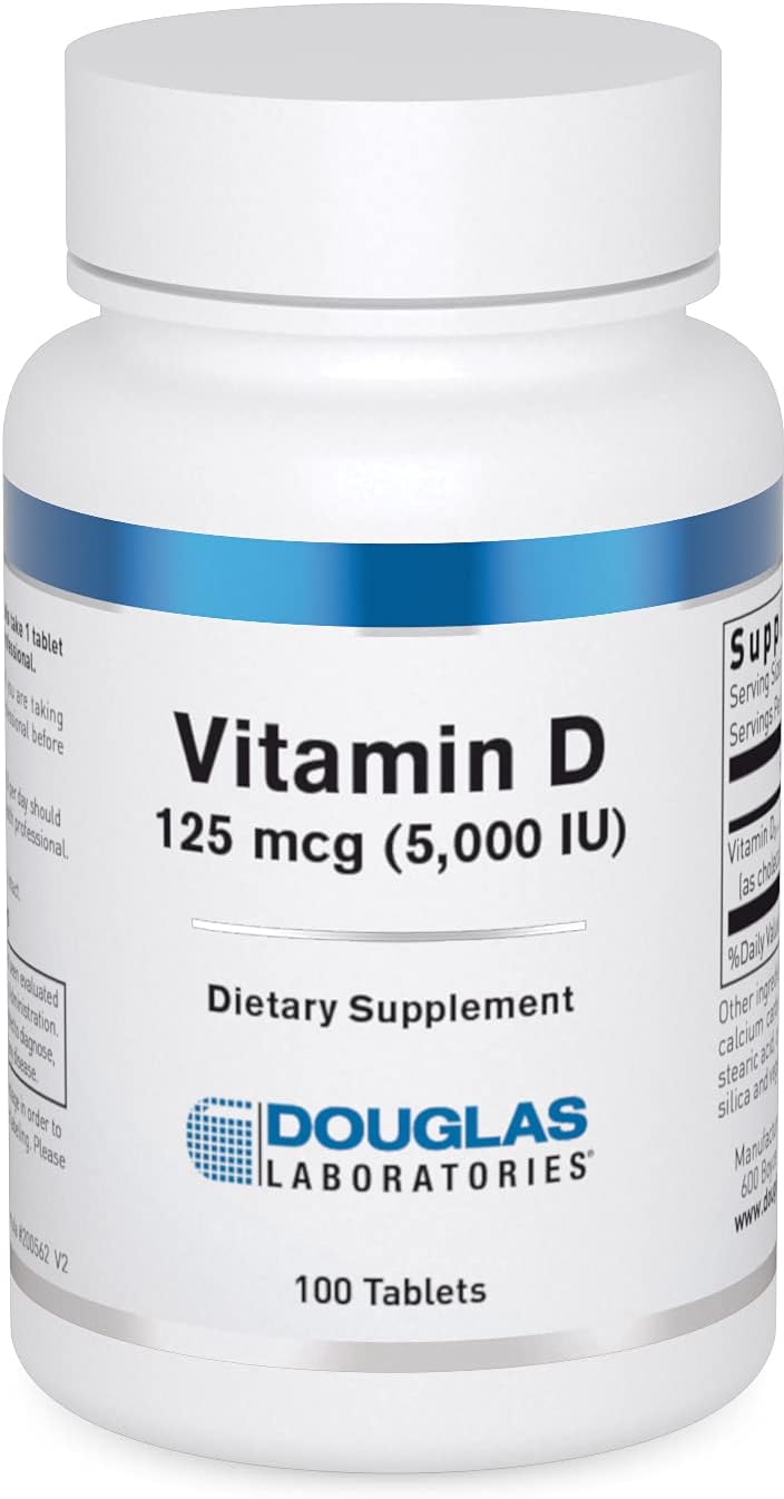 Douglas Laboratories Vitamina D3 (5000 UI) – 100 Comprimidos