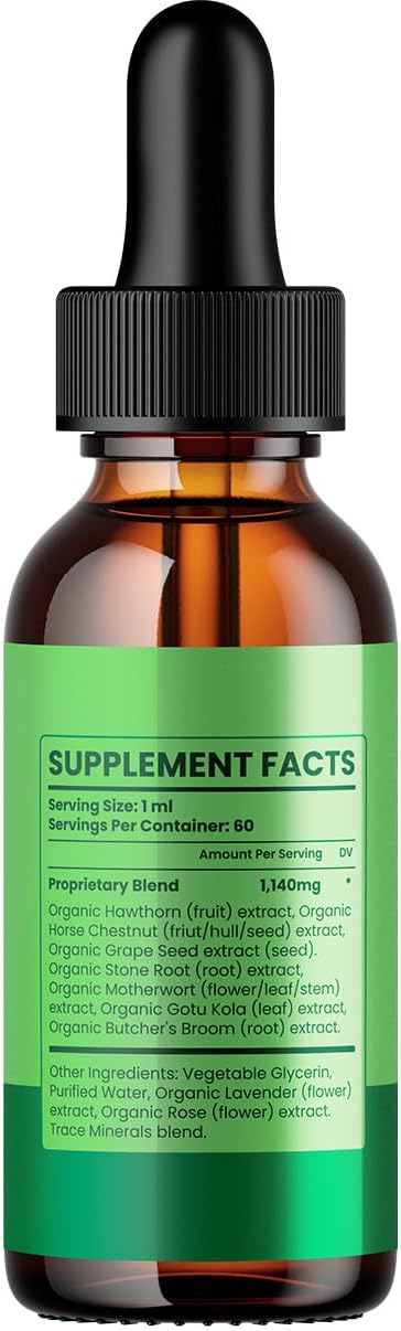 Gluco Vitalis Healthy Formula – Gotas Líquidas Extra Fuertes (Pack de 3 – Suministro para 3 Meses)