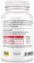 Omega Caps HP Snip Tips – Aceite de Pescado para Perros Medianos y Grandes – 60 Cápsulas