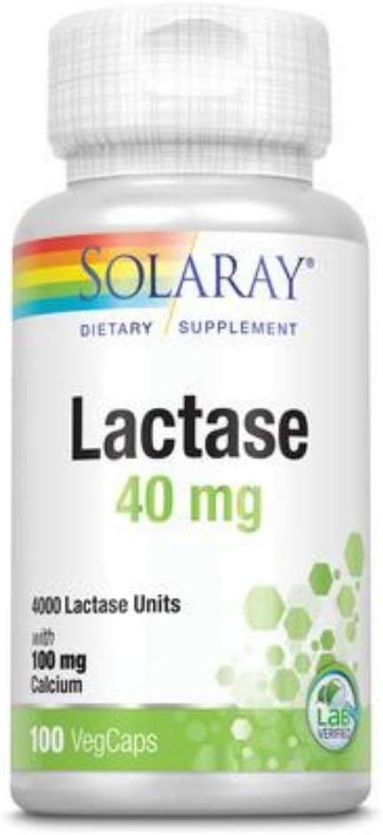 Solaray Lactase 40mg - 100 Capsules