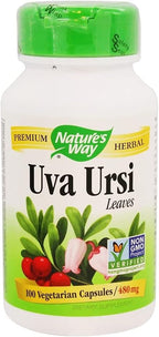 Nature's Way - Uva Ursi (Gayuba) 480 mg, 100 cápsulas