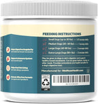 Probiotics for Dogs Digestive Health (Chicken & Bacon) - Probiotic Powder for Dogs - Digestive Aid & Immune Support - Calming Chews - Max Strength