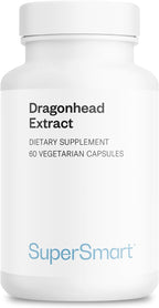 Supersmart - Extracto de Cabeza de Dragón 200mg al Día (Patented) - Suplemento DracoBelle de Cabeza de Dragón | No OGM y Sin Gluten - 60 Cápsulas Vegetales