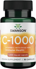 Swanson Vitamina C con Escaramujo 1000 mg - 30 Cápsulas