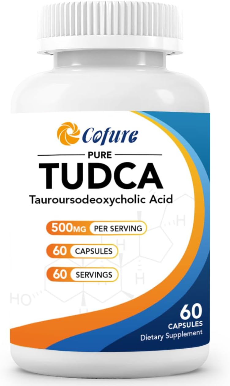 Cofure TUDCA 500mg – Ácido Tauroursodesoxicólico, 60 Cápsulas