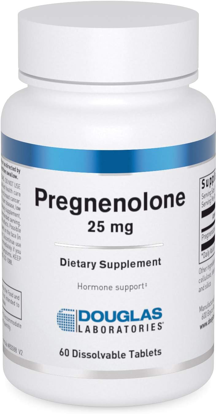 Douglas Laboratories Pregnenolona (25 mg) - 60 Comprimidos