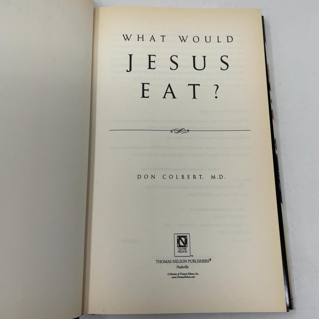 ¿Qué comería Jesús? El programa definitivo para comer bien, sentirse genial y vivir más tiempo