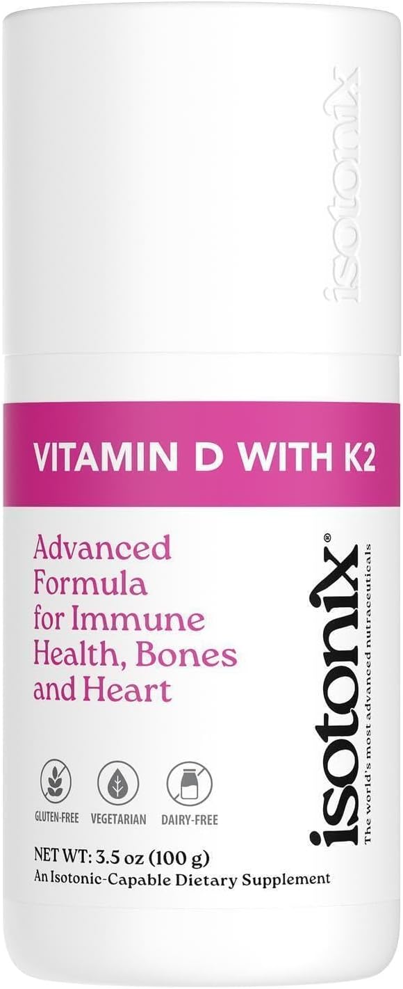 Isotonix Vitamina D con K2 – Polvo Isotónico, 30 sobres