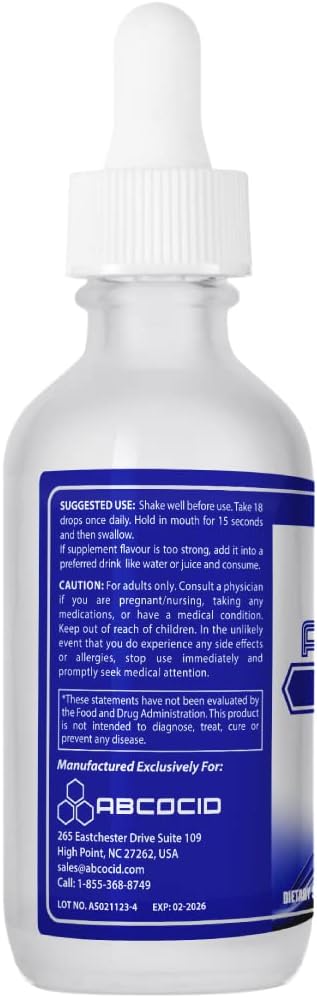 Monolaurin Extracto Líquido 900 mg, 4.8 oz (142 ml), 158 Dosis – No Transgénico, Sin Gluten, Probado por Terceros