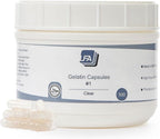 LFA Tablet Presses - Cápsulas Vacías de Gelatina, Tamaño 1, 500 uds, Halal