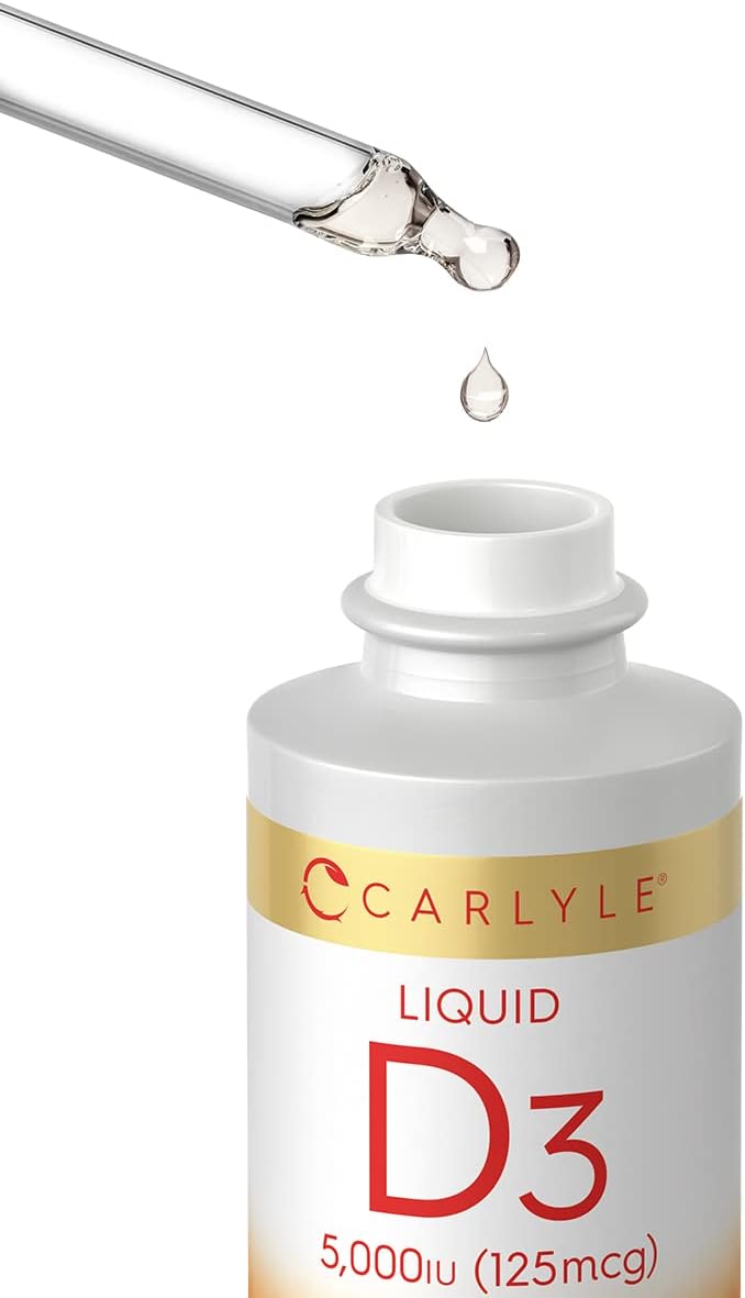 Carlyle Vitamina D3 Gotas Líquidas 5000 UI (125 mcg) - 60 ml