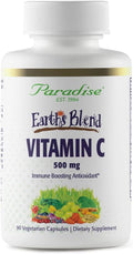 Paradise Herbs Earth's Blend Vitamina C con Adaptógenos y Superalimentos, 90 Cápsulas Vegetales