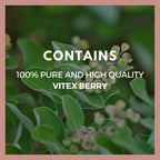 Vitex Berry (Chasteberry) | 1,000 mg, 60 Cápsulas Veganas | Suplemento Herbal | Dos Meses de Suministro