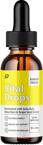 Vital Drops Healthy Formula | Extra Strength Liquid Drops | 1 Month Supply