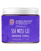 Sea Moss Gel Orgánico Crudo Púrpura Chondrus Crispus (Musgo Irlandés) - 8 oz