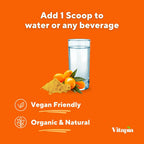 Vitapia - Extracto de Espino Amarillo Orgánico en Polvo con Omega 7 y Omega 3, 6, 9 - 100 g