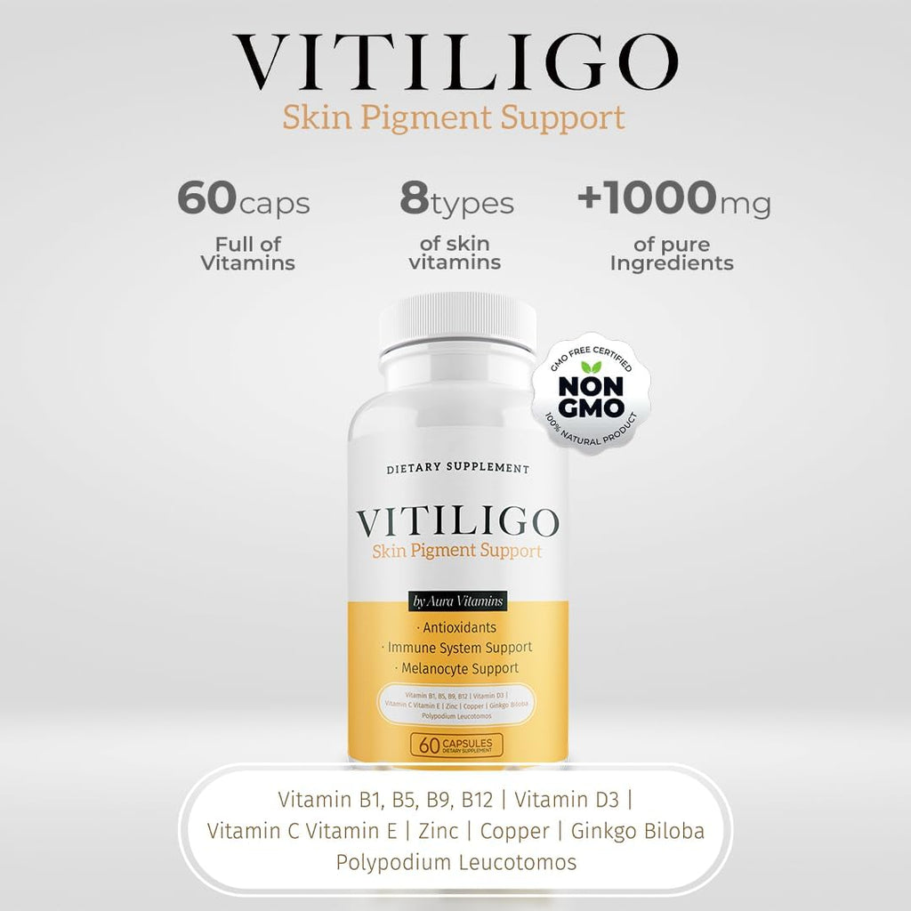 Dermawonder Cápsulas para Vitiligo, 60 Unidades