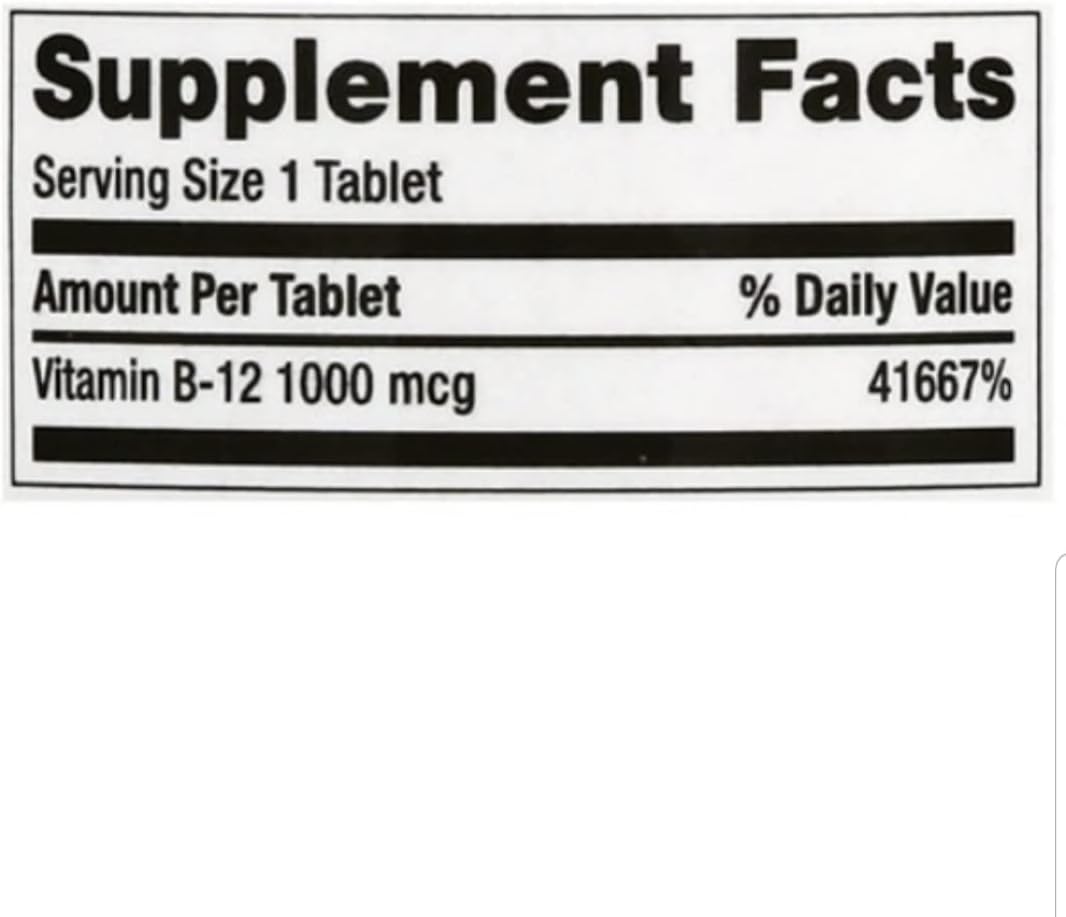 Finest Nutrition B-12 1000mcg 60 Comprimidos